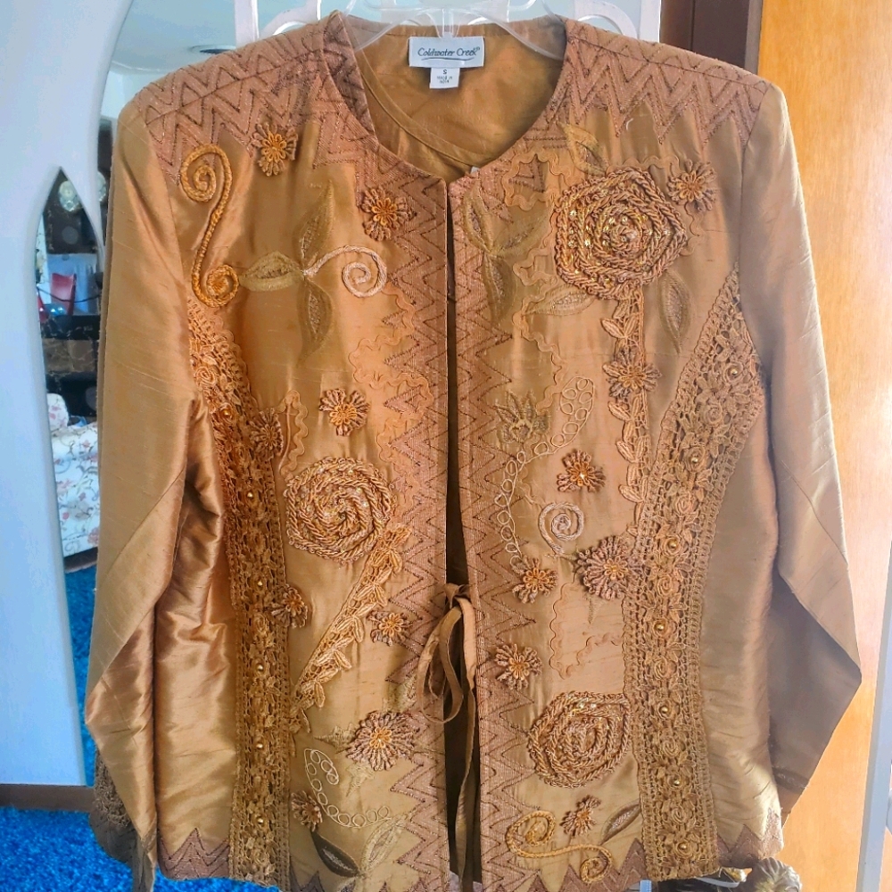 Coldwater Creek tank and jacket, FABULOUS beaded!